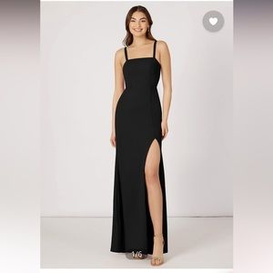 Black AZAZIE bridesmaids Gown